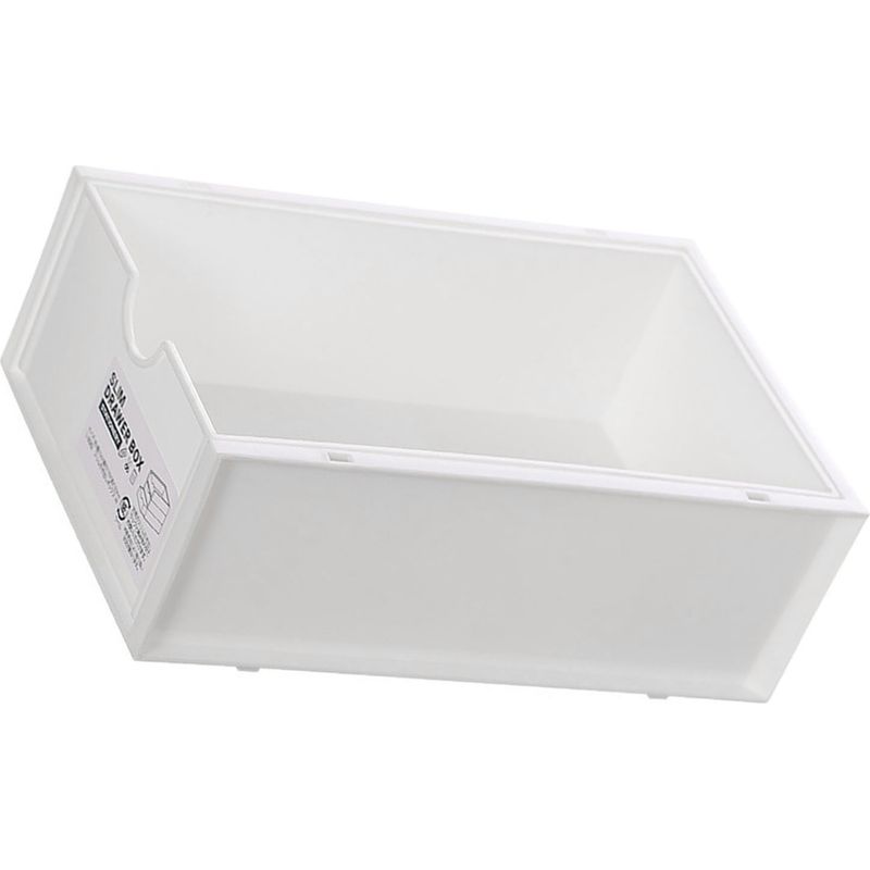 Weiße Aufbewahrungsbox Aus Kunststoff Für Den Schreibtisch, Organizer Für Make-up Und Bürobedarf Mit Schublade