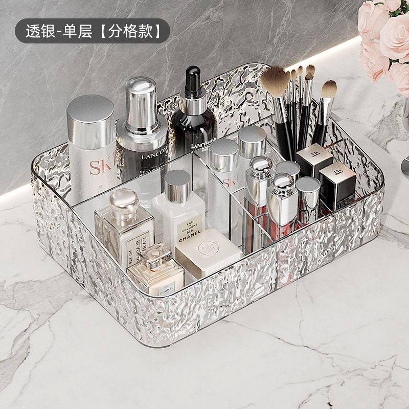 Schminktisch-organizer, Kosmetikaufbewahrungsbox, Lippenstiftschublade, Maskenhalter, Make-up-fach, Schreibtisch-schminkregal