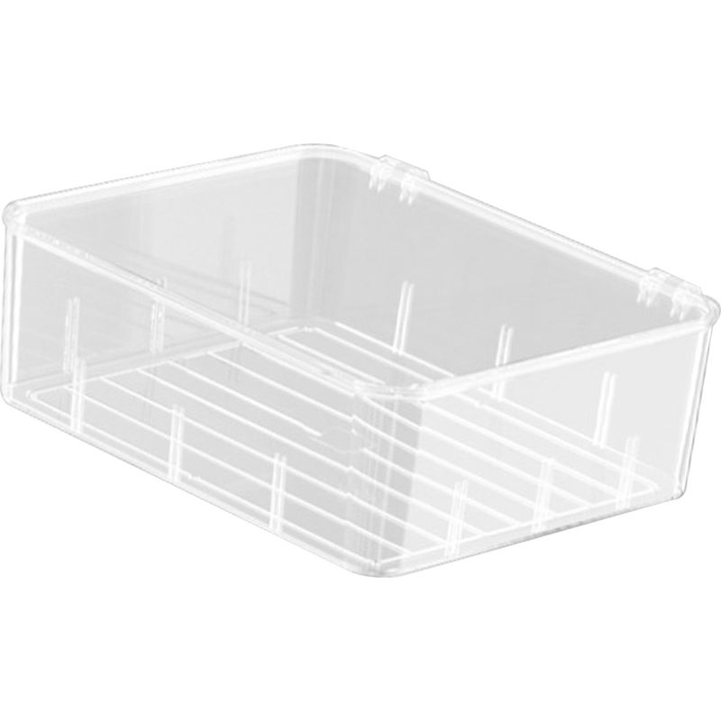 Transparente Aufbewahrungsbox Für Socken Aus Durchsichtigem Kunststoff Mit Fächern, Schubladenorganizer Für Unterwäsche Und Verschlüssen.