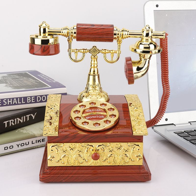Retro-musikdose/schmuckkästchen/tischdekoration In Telefonform