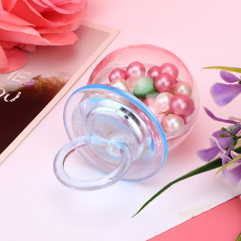 Set Mit 12 Blauen, Nippelförmigen Bonbonschachteln, Ideal Als Gastgeschenke Für Hochzeiten Oder Partys. Aus Kunststoff.
