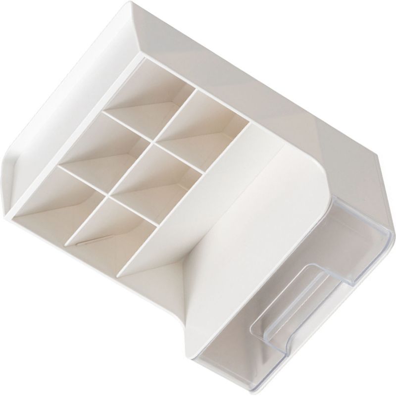 Schreibtisch-aufbewahrungsbox Mit Mehreren Fächern, Stiftehalter Und Anderem Zubehör Mit Schublade, Transparenter Kunststoff-schreibwarenorganizer.