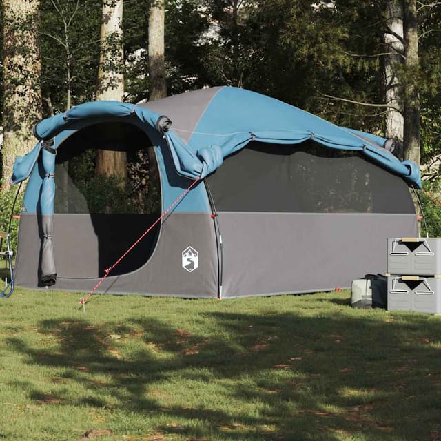 vidaXL Tunnel-Familienzelt 6 Personen Blau Wasserdicht 4009573