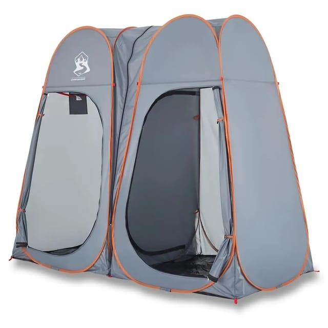 vidaXL Sichtschutzzelt Grau und Orange Pop-Up Wasserdicht 4004139