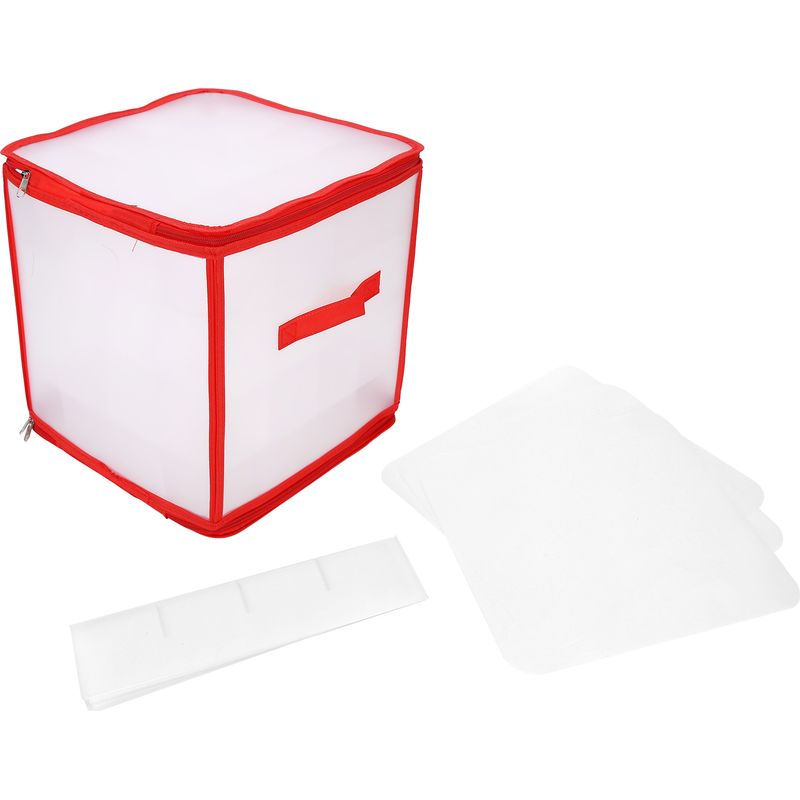 Transparente Aufbewahrungsbox Aus Pvc, Wasserdichter Reißverschluss, Strapazierfähiger Sockenorganizer Mit Fächern Für Zuhause Oder Büro