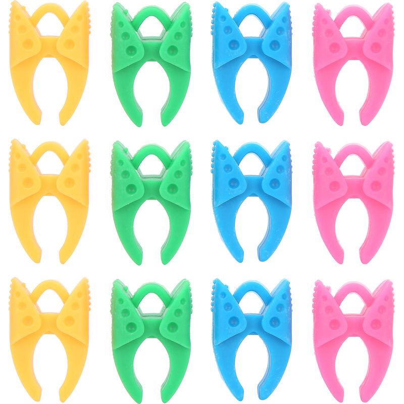 12-teiliges Set Silikon-spulenclips, Nähgarnhalter, Spulenclip-nähzubehör