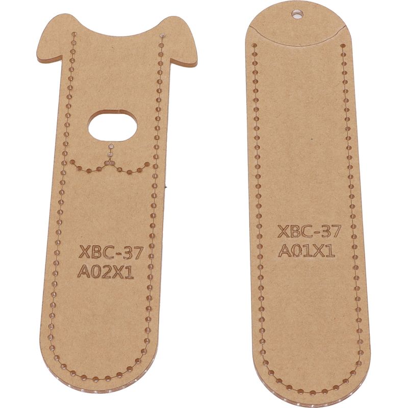 Stiftehalter Aus Acryl Mit Cartoon-muster, Handgefertigte Ledernähschablone, Diy-lederbearbeitungswerkzeugset