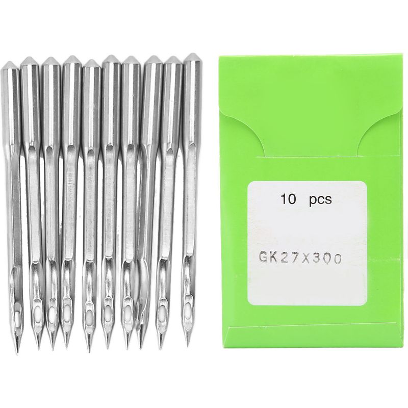 Packung Mit 10 Robusten Universal-stahlnähmaschinennadeln, Standardsortiment, Kompatibel Mit Der Gk27-serie Gk27x300
