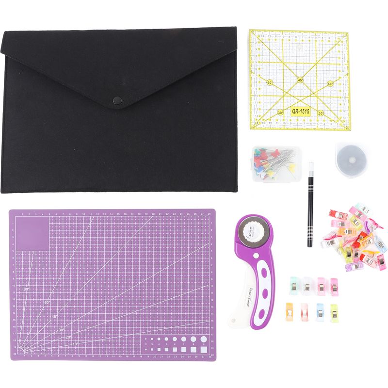 Set Zum Schneiden Dicker Stoffe, Einziehbare Klinge Mit Sicherheitsverriegelung, Rollschneider Für Patchwork, Nähen Und Quilten