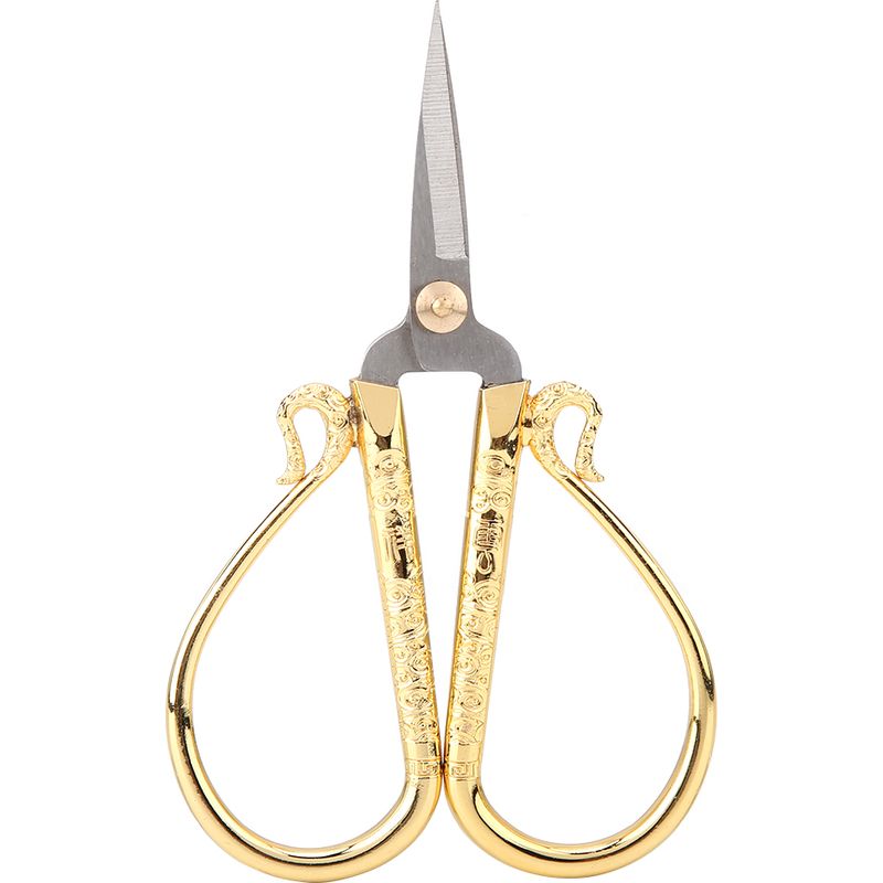 Vintage Stickschere Aus Edelstahl, Näh- Und Stickwerkzeug, Gold