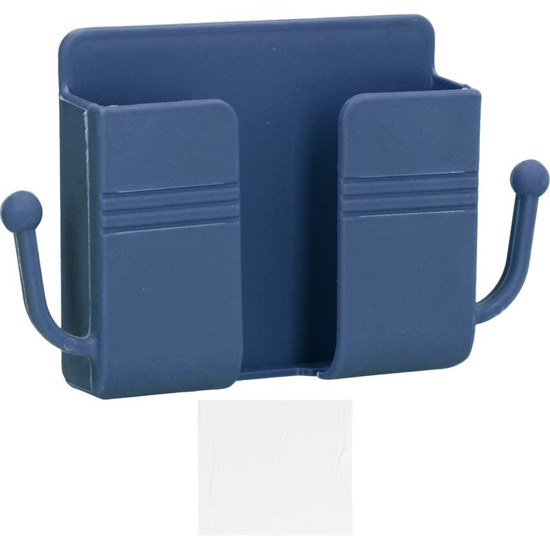 Multifunktionale Wandhalterung Für Handy-ladegerät, Blaue Wandaufbewahrungsbox Für Schlafzimmer, Badezimmer, Küche, Büro.