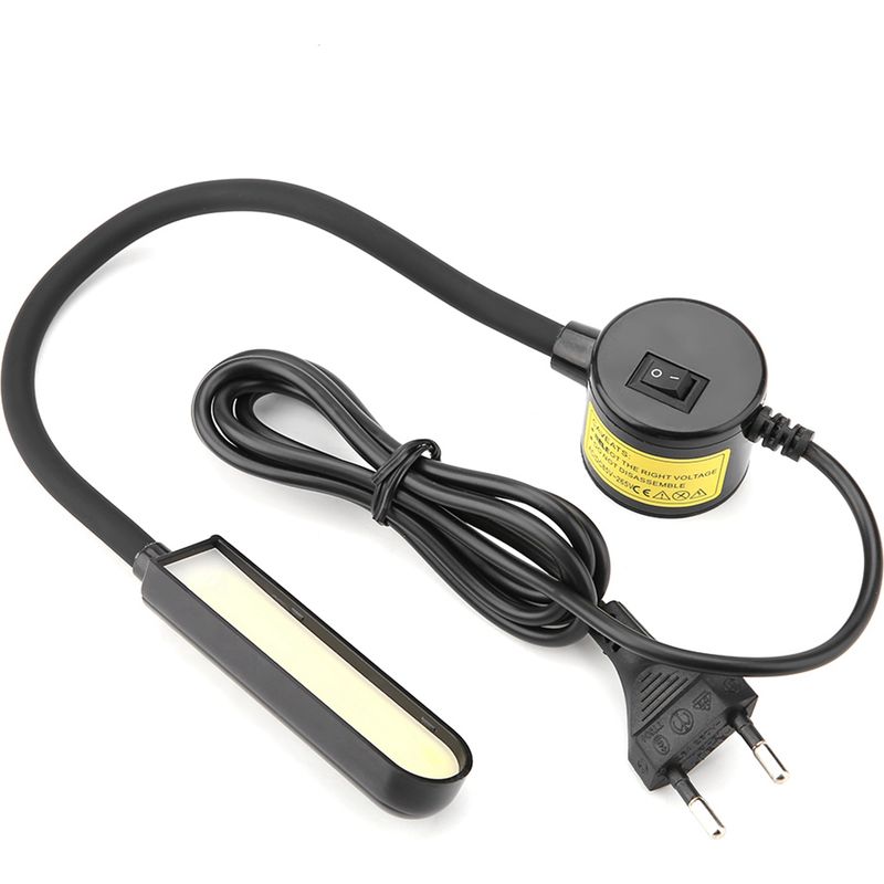 6-w-cob-nähmaschinenleuchte, Verstellbarer Magnetfuß, Arbeitsleuchte, Eu-stecker 110–265 V