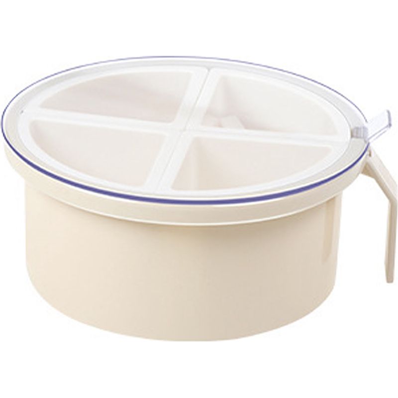 Gewürzaufbewahrung, 4-teilige Gewürzbox Aus Kunststoff, Küchenbehälter, Beige
