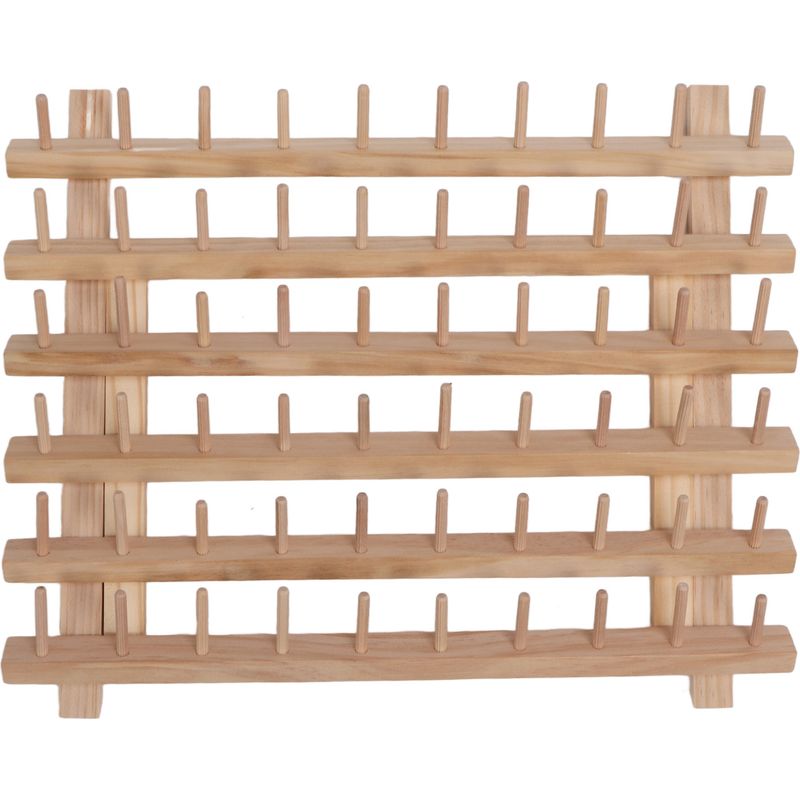 Set Mit 60 Faltbaren Spulen Aus Buchenholz, Umweltfreundlicher Garnhalter, Diy-faltgarnorganizer, Sichere Aufbewahrung Für Quilts