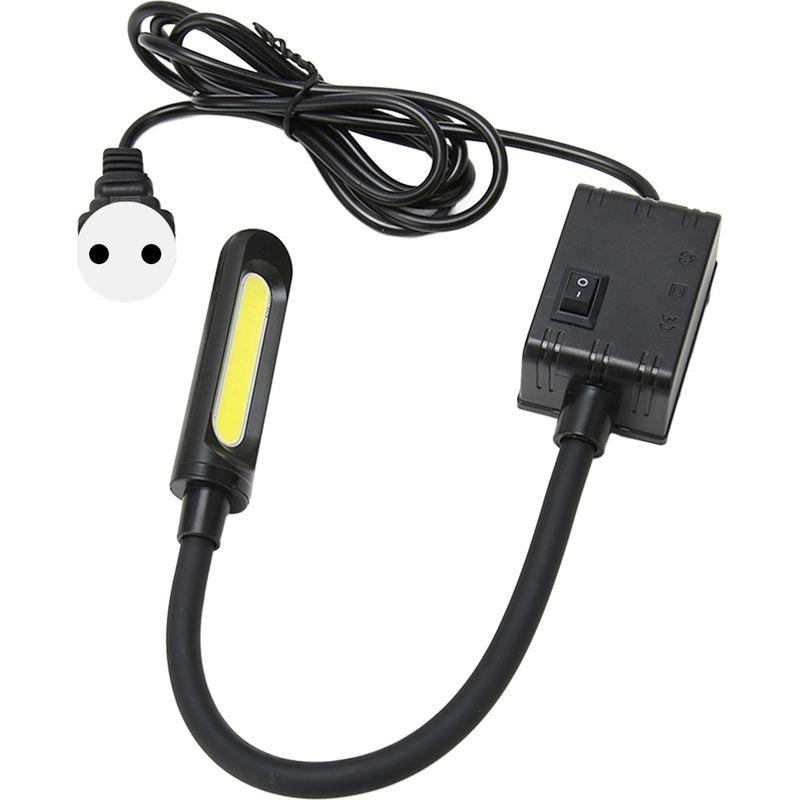 Led-nähmaschinenleuchte, Flexibler Schwanenhals Mit Magnet, 10 Leds, Energiesparende Beleuchtung, Eu-stecker 110–240 V