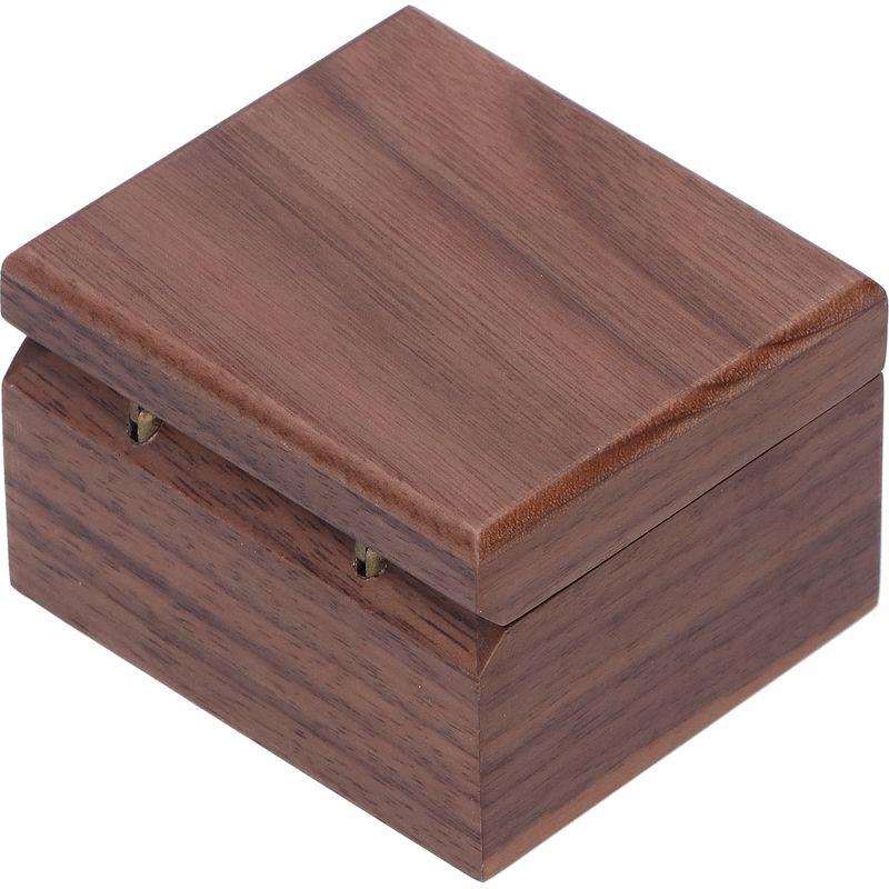 Spieluhr Aus Walnussholz, Aufziehmechanismus, Handgefertigtes Holzprodukt, Ideales Geschenk Zum Valentinstag Oder Geburtstag.