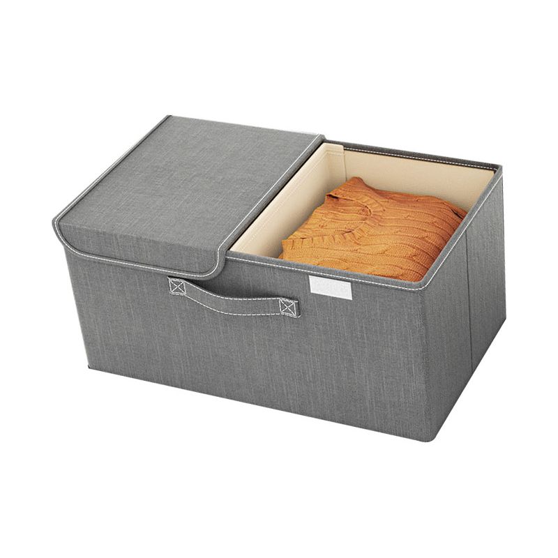 Kleideraufbewahrungsbox Mit Doppeldeckel Aus Vliesstoff, Großer Organizer Für Kleidung, Spielzeug Und Unterwäsche