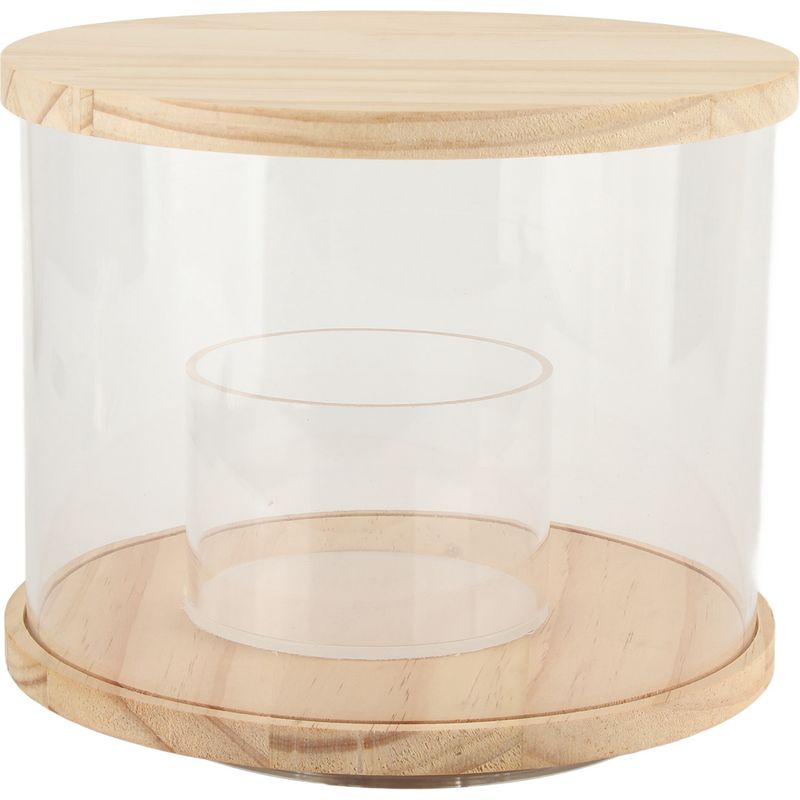 Drehbarer Müslibehälter, 6-teiliger, Transparenter Reisspender Aus Pp, Für Küche Und Geschäft, 6 Kg (13,2 Lb) Fassungsvermögen.
