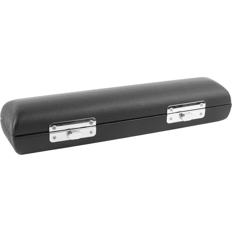 Etui Für 16-loch-piccolo, Schwarze Aufbewahrungsbox, Aus Strapazierfähigem Leder, Tragbar Und Stoßfest.