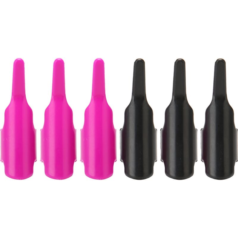 Set Mit 6 Verstellbaren, Präzisen Und Sicheren Nähfingerschiebern, Fadenregler Für Bügelstationen, Schwarz Und Lila