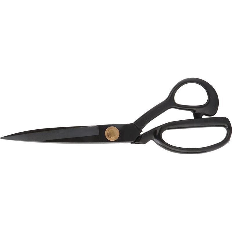 Hochwertige, Schwarze Retro-nähschere Aus Stahl, 23 Cm Lang, Für Leder Und Stoff, Kurzwarenzubehör