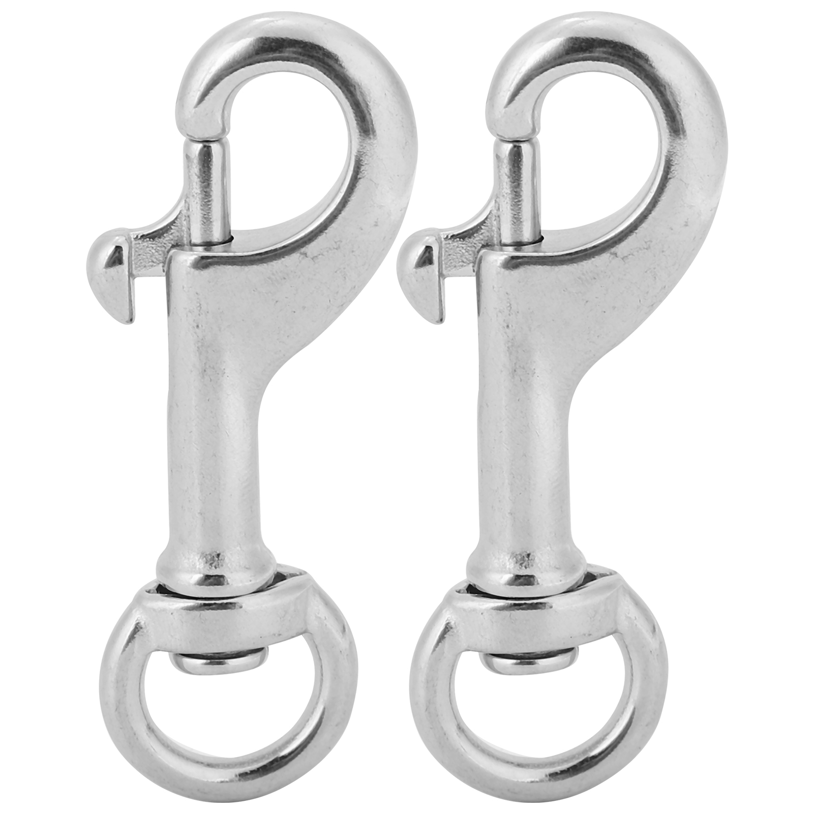 Karabinerhaken Aus Edelstahl 316 – 68-mm-drehclip An Einem Ende