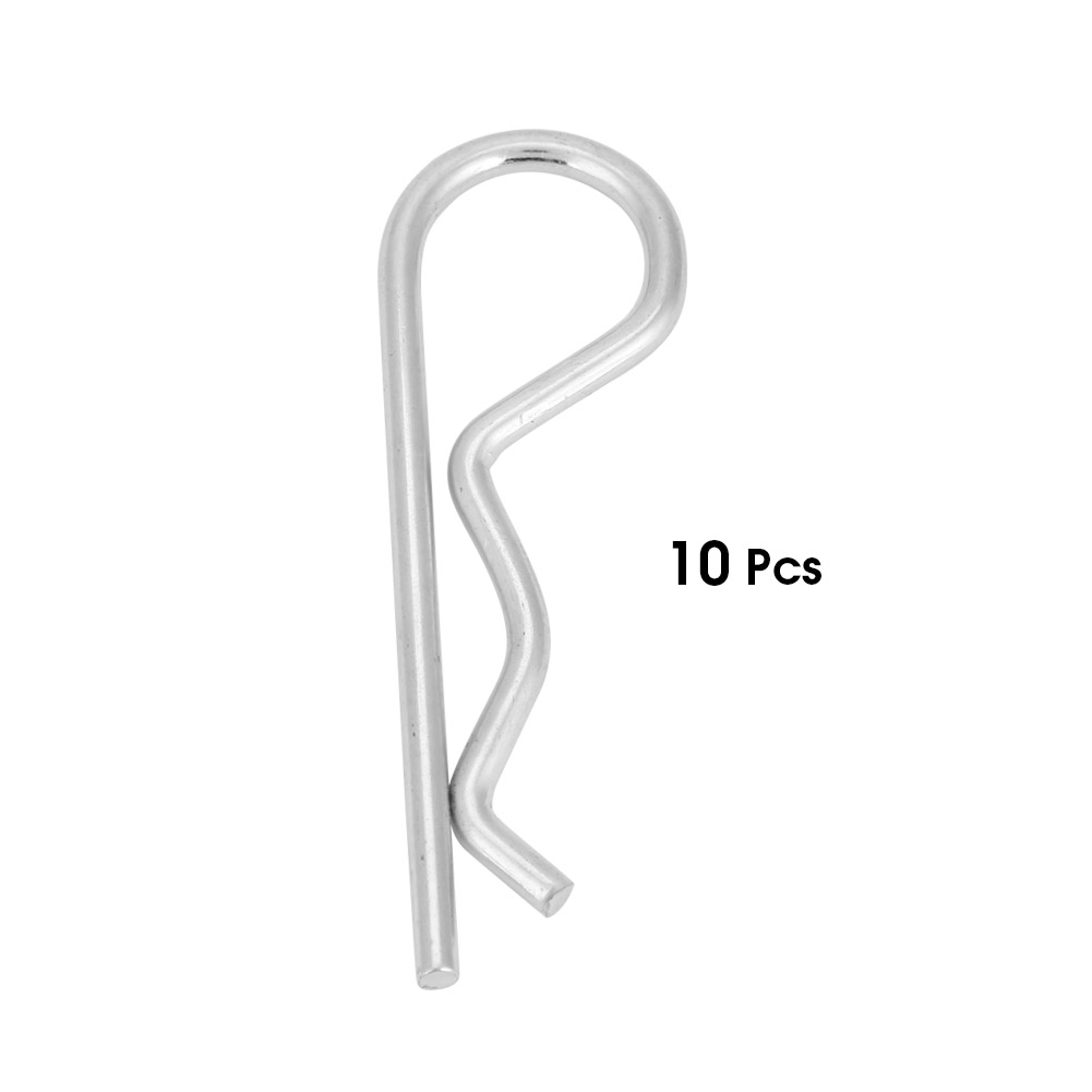 10 Splinte Typ B – Verzinkt 4x75mm Zur Befestigung