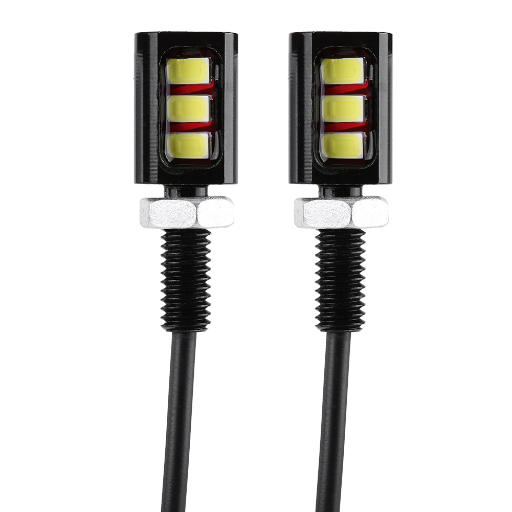 Beleuchtete 12v-schrauben – Weißes Led-kennzeichen
