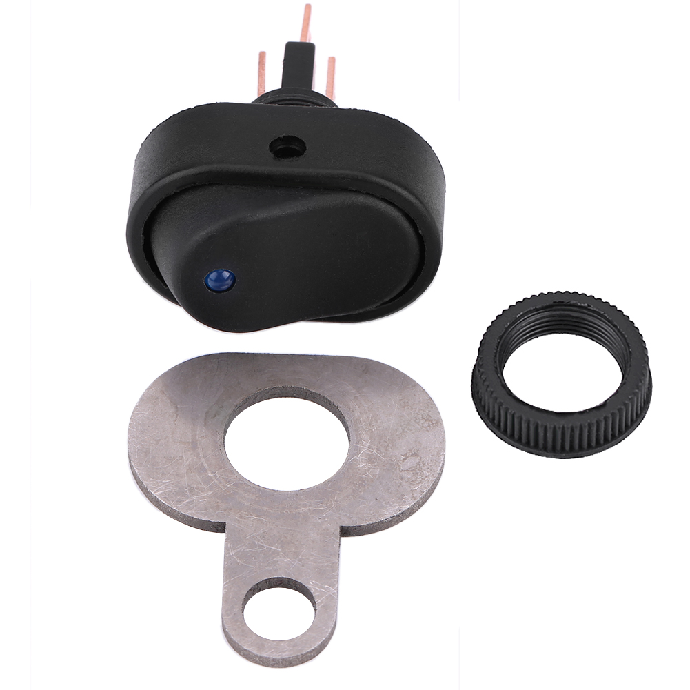 12v Led-motorradscheinwerfer – Blauer Blinkerschalter Typ D