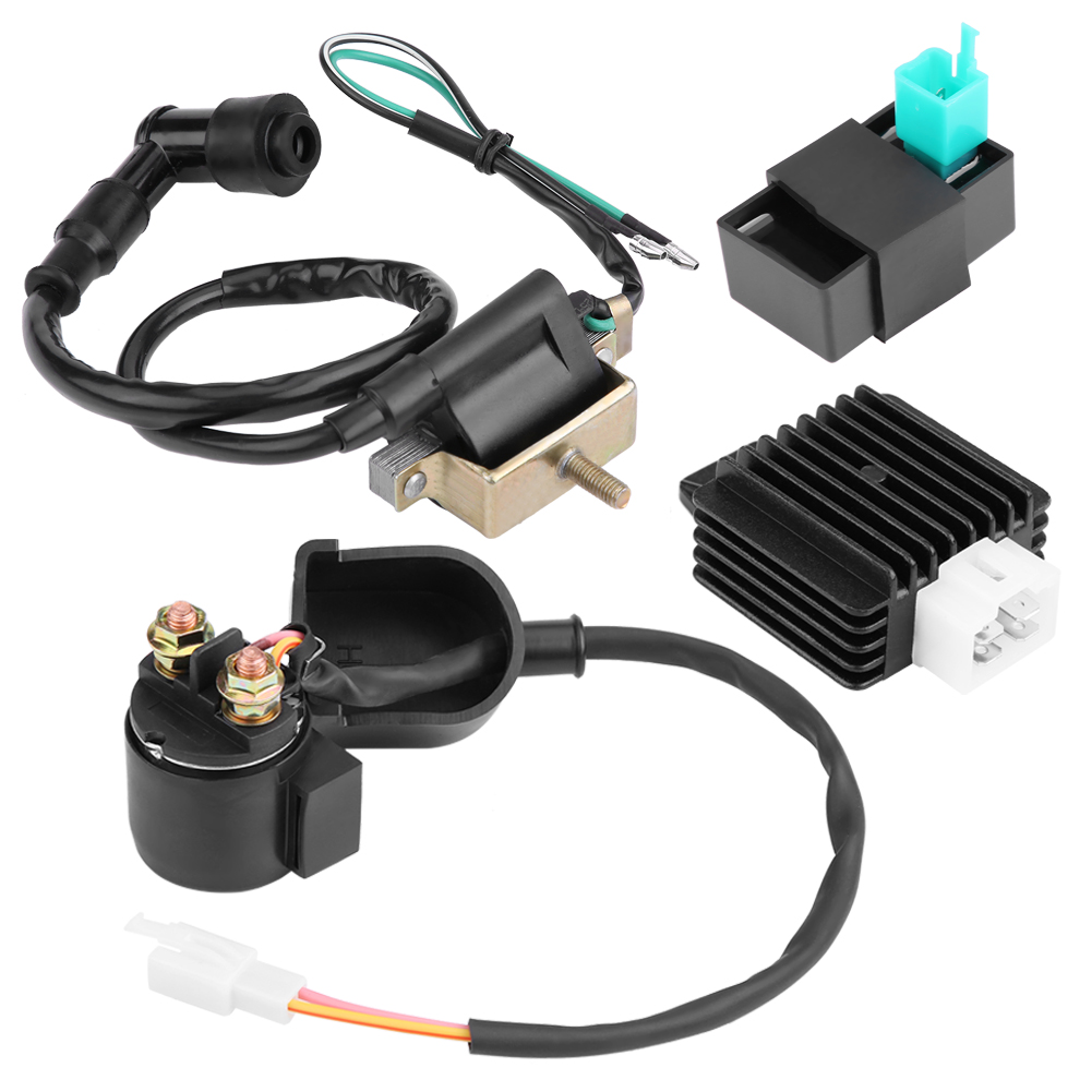 Anlasserrelais + Zündspule + Gleichrichter – Set Für 50-cm³- Und 70-cm³-motoren