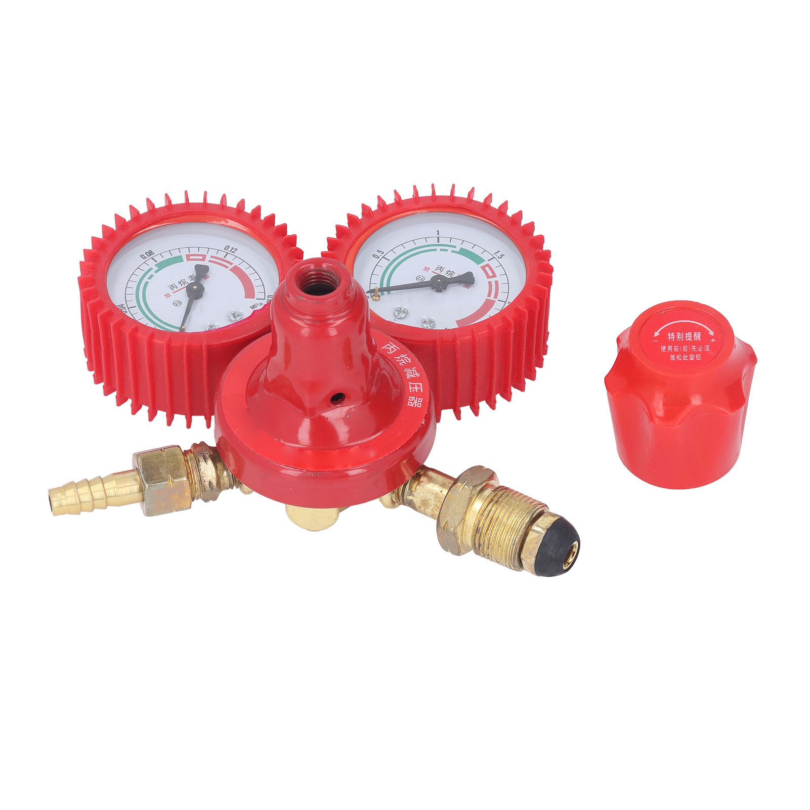 Propangastank-manometer, Klares Und Präzises Zifferblatt, Dicker, Rutschfester Knopf, Gasdruckregler Aus Aluminiumlegierung.