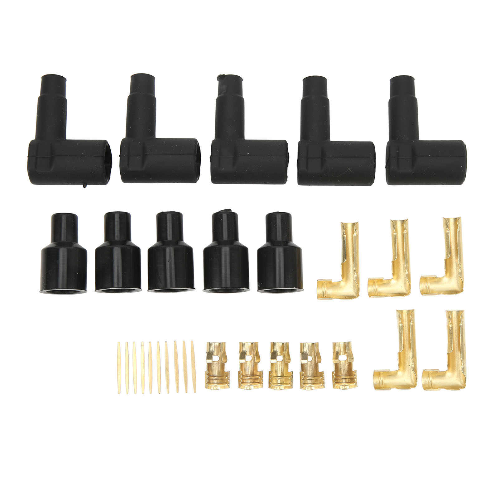 30-teiliges Zündkerzenstecker-set – Schwarzes Gummi, 6–10 Mm