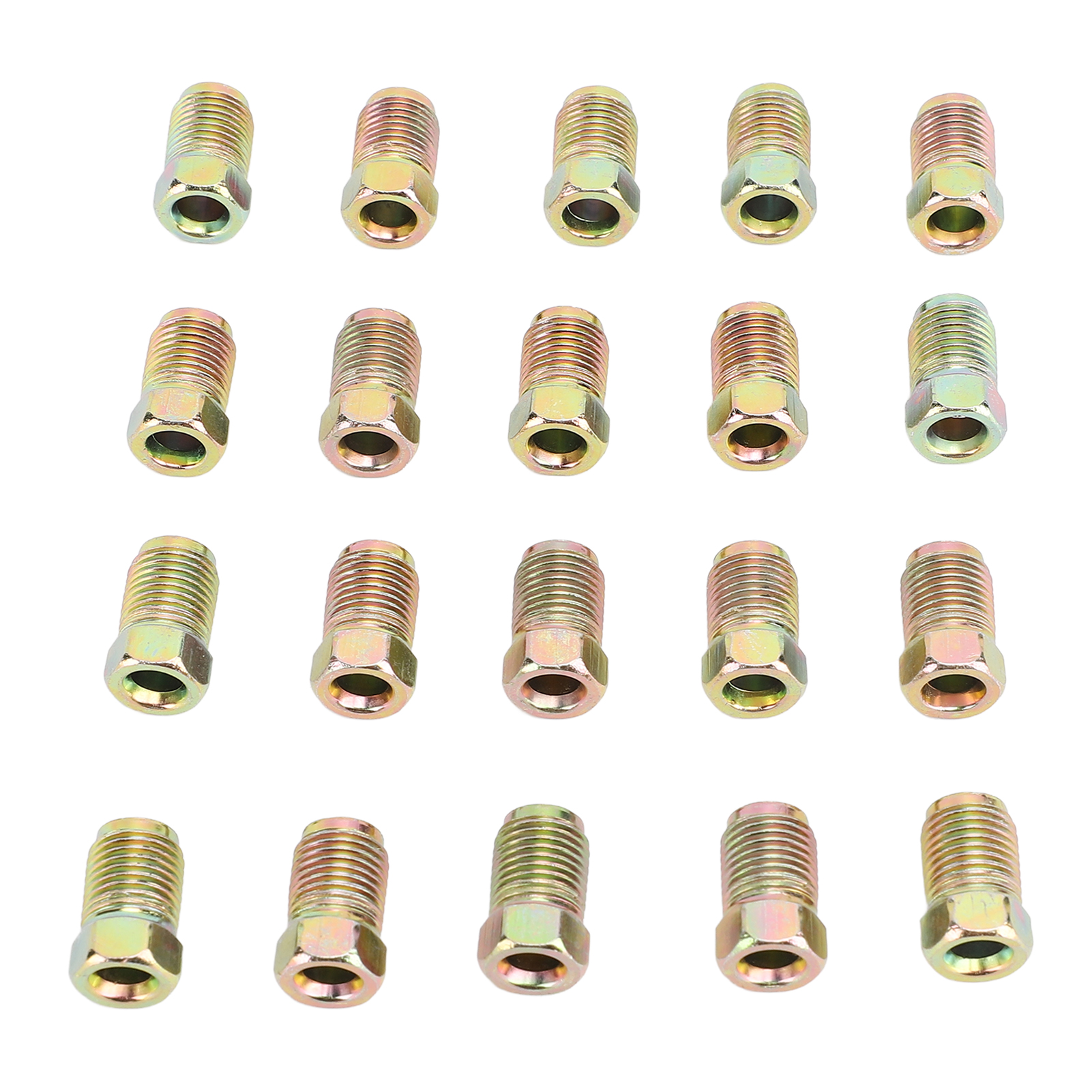 20 M10x1mm Sicherungsmuttern-verschraubungen – Umgekehrt Gebördelt Für 3/16"-rohre
