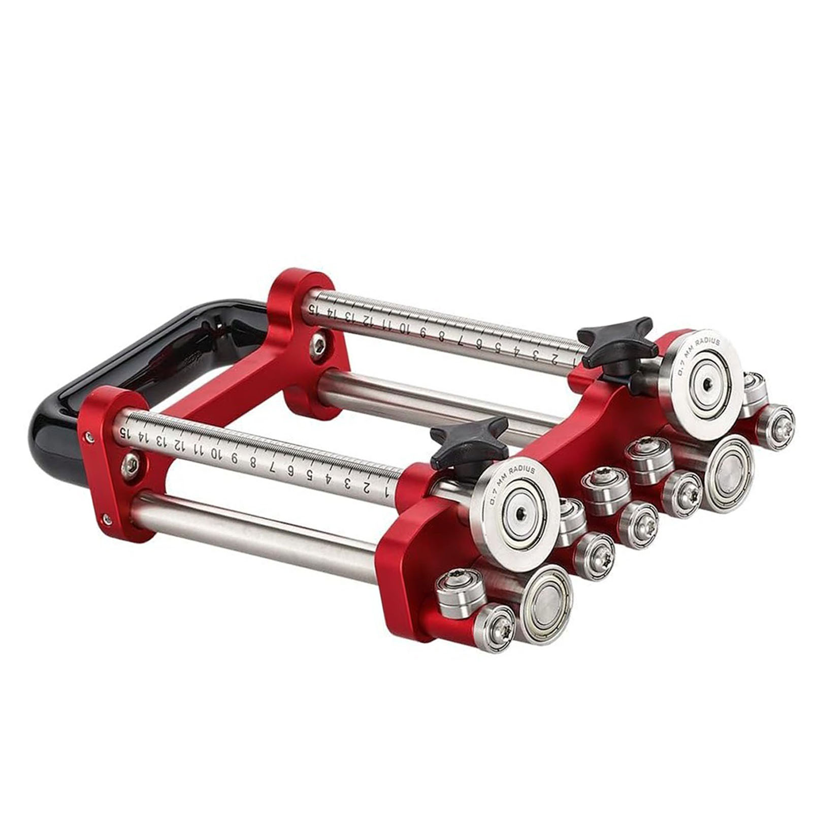 Tragbare Blechwalze, 2-stationen-biegemaschine, Biegebereich 0-100°, Dachwerkzeug Zur Herstellung Von 7 Bis 180 Mm.