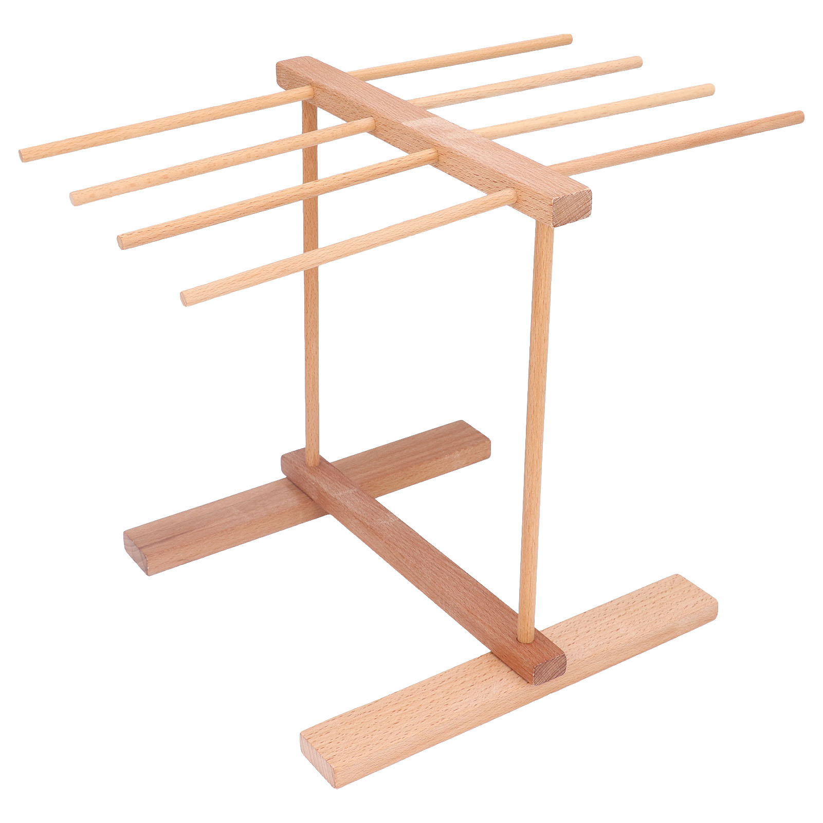 Nudelabtropfgestell Aus Holz, 15,4 X 8,7 X 11,8 Zoll, Zusammenklappbar, Um Das Verrutschen Der Nudeln Zu Verhindern, Für Den Hausgebrauch.