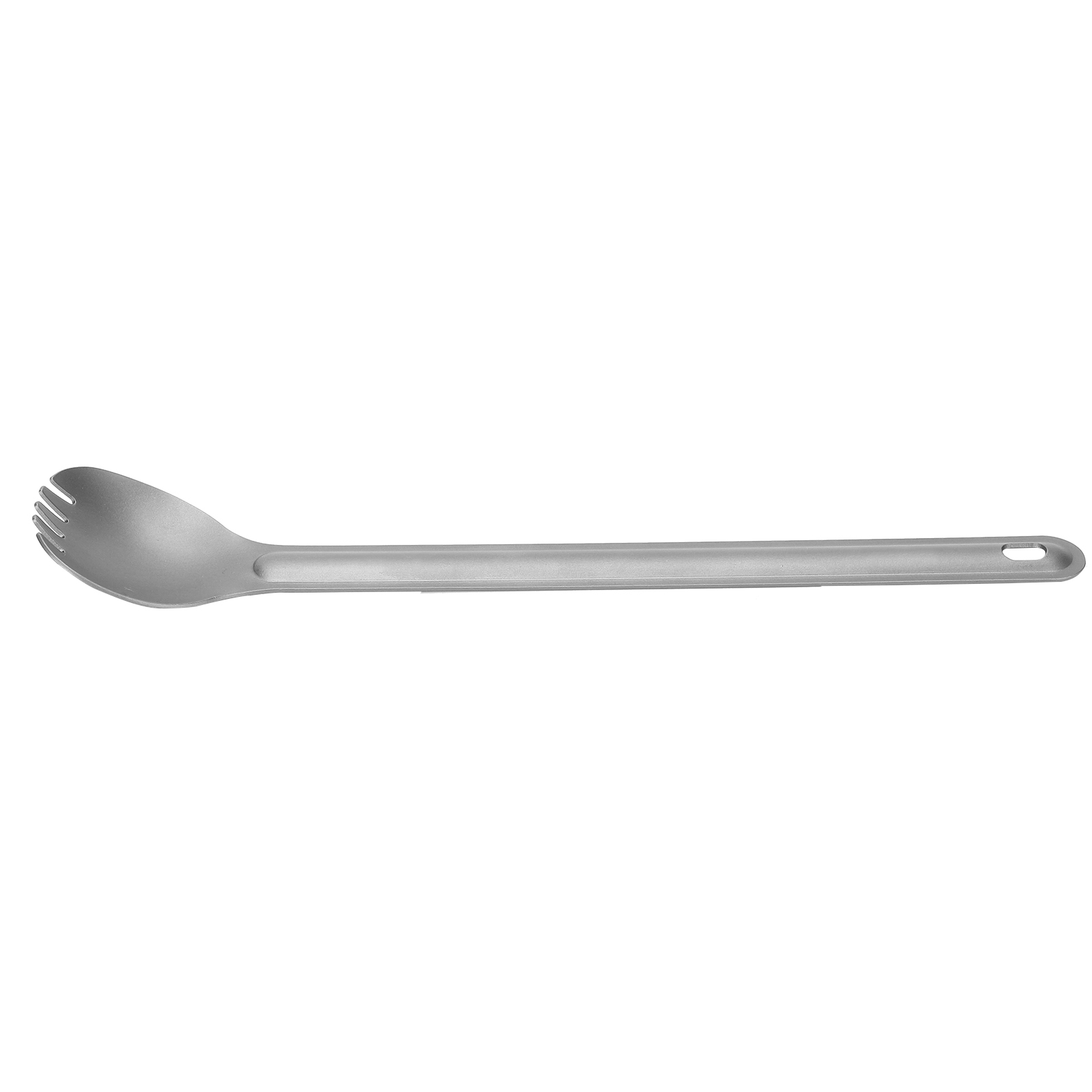 Langer Titanlöffel/gabel – Leichtes Metallbesteck Für Outdoor-camping