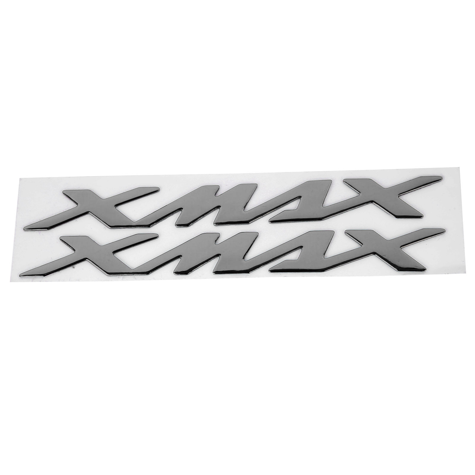 Paar 3d Xmax-embleme – Silberne Aufkleber Für 125/250/400