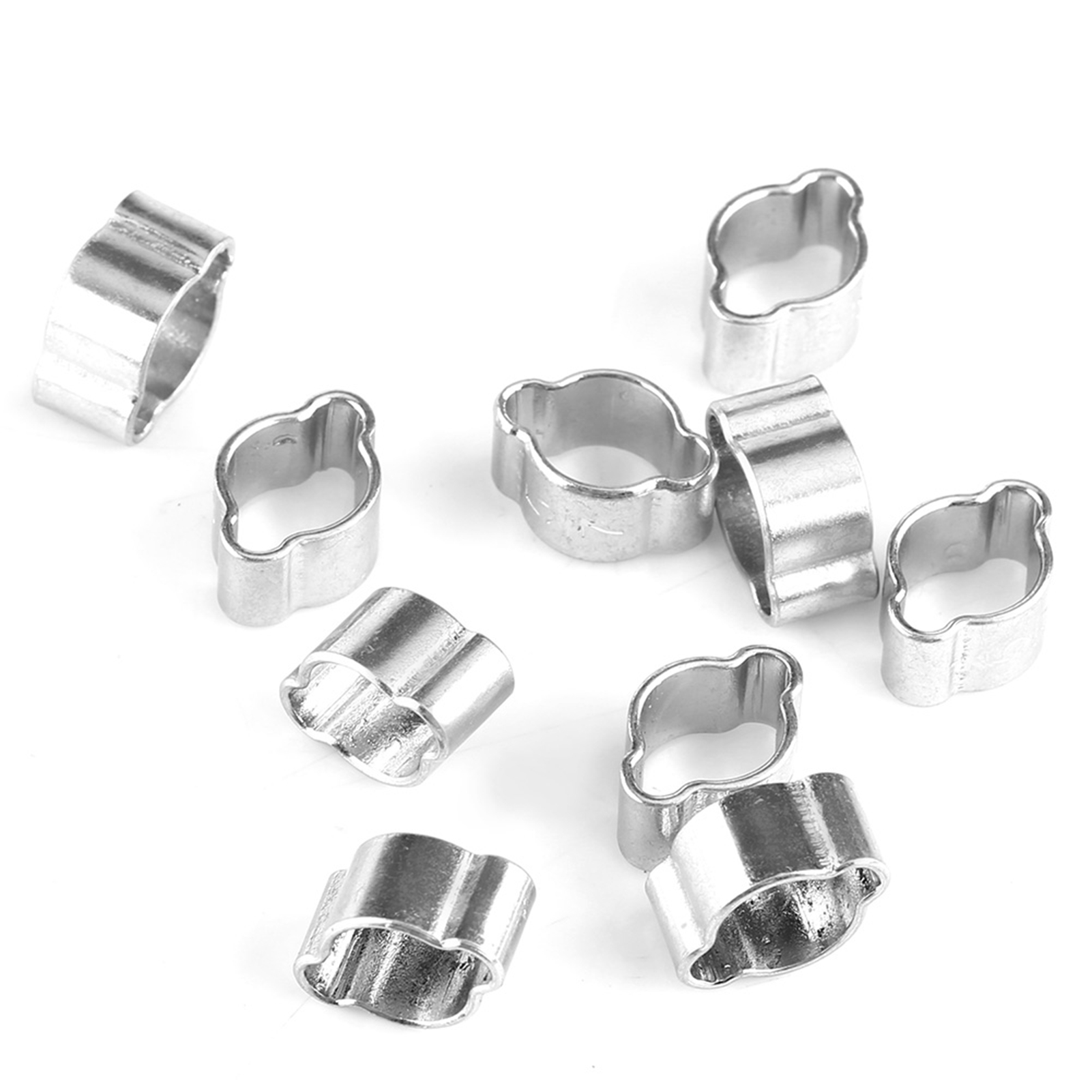 10 Verzinkte Schlauchschellen 5–7 Mm – Für Kraftstoffschläuche/zwei Ösen
