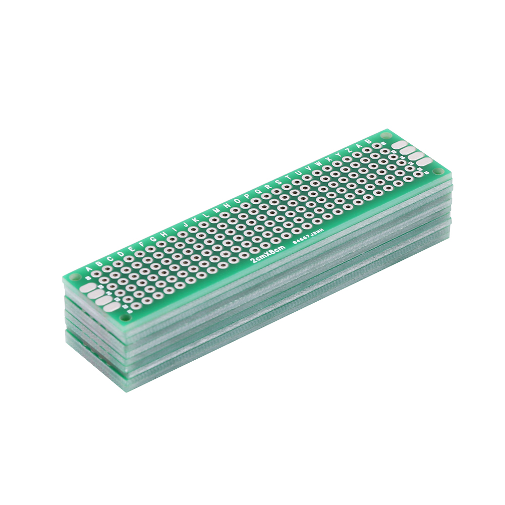 Universelle Leiterplatte (pcb), Doppelseitig, 2 Cm X 8 Cm, Für Diy-punktlöten, Zum Bau Eines Elektronischen Prototyps.
