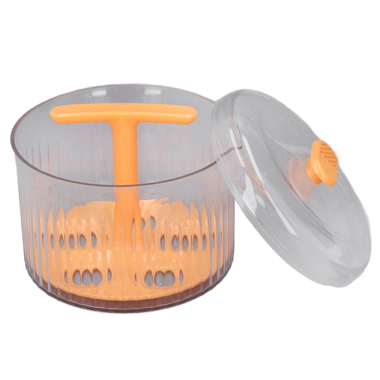Manuelle Fleischbällchenmaschine, 5 Bällchen, Presse, Form, Küchen-extrusionswerkzeug, Orange.