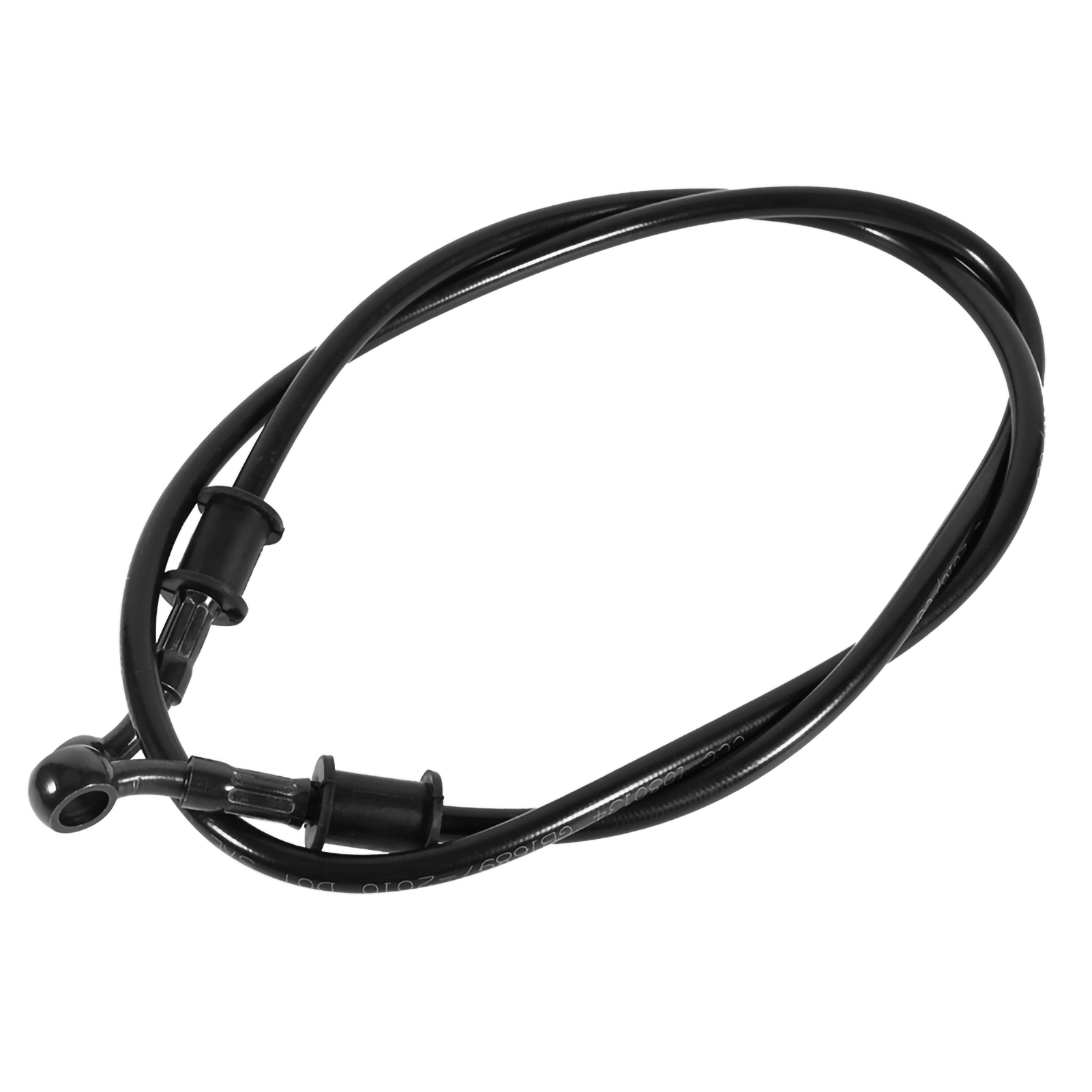 120 Cm Langer, Ummantelter Bremsschlauch Aus Edelstahl Für Motorräder, Schwarz