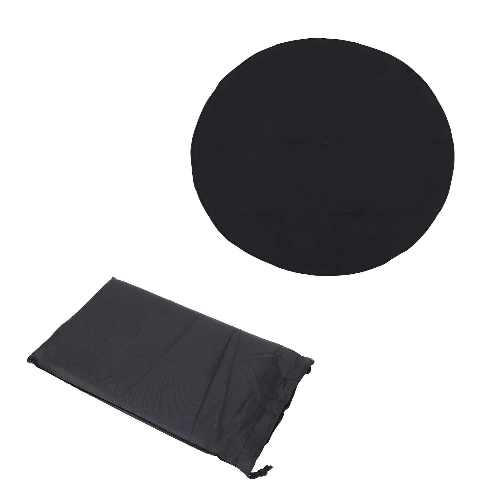 Runde Fiberglas-feuermatte Für Außengrill, Ölbeständig, Feuerhemmend, Für Unter Der Terrasse, Zum Schutz Der Veranda, Für Campinggrills, 120 X 120 Cm / 47,2 X 47,2 Zoll.