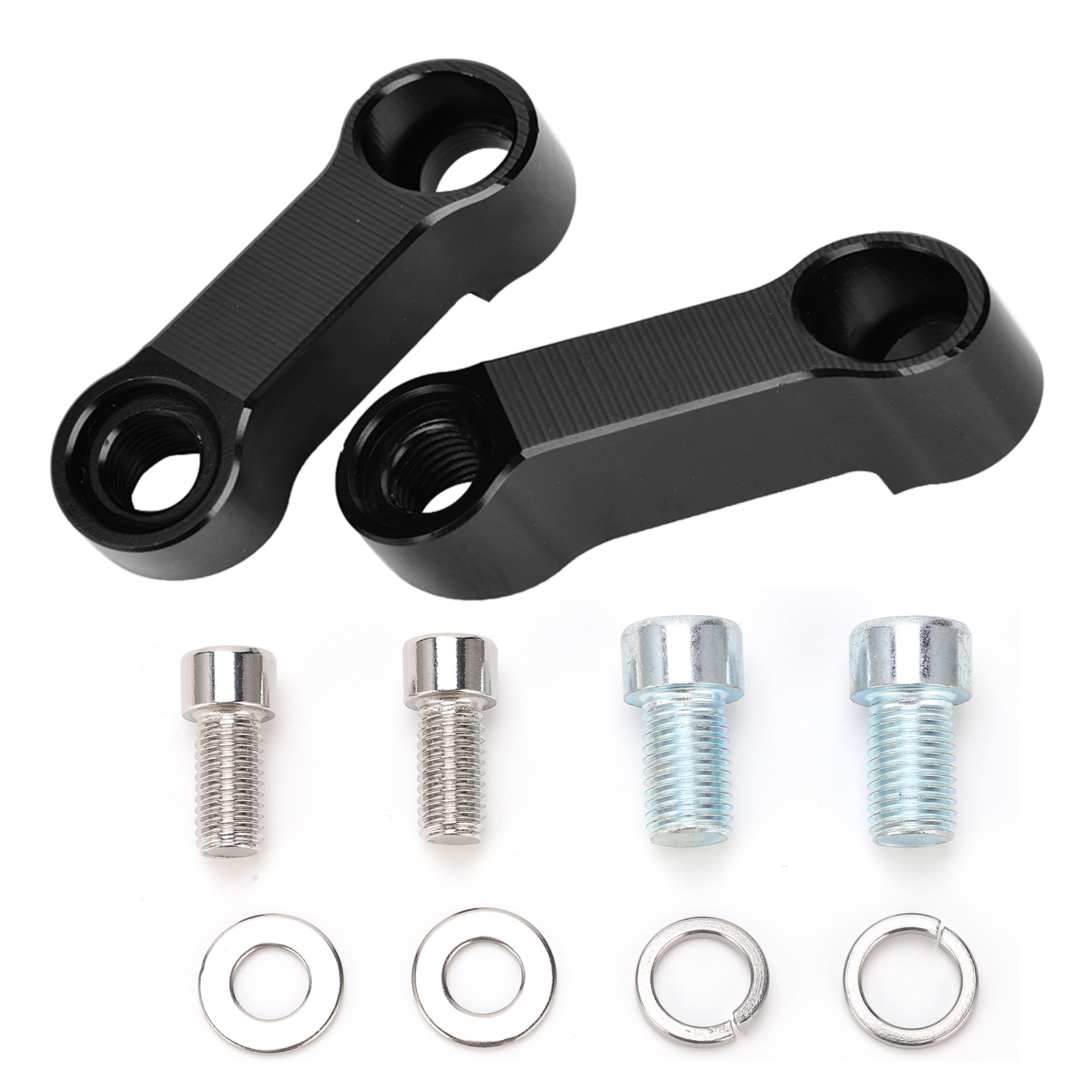 8/10-mm-rückspiegeladapter – Robuste Schwarze Aluminiumlegierung
