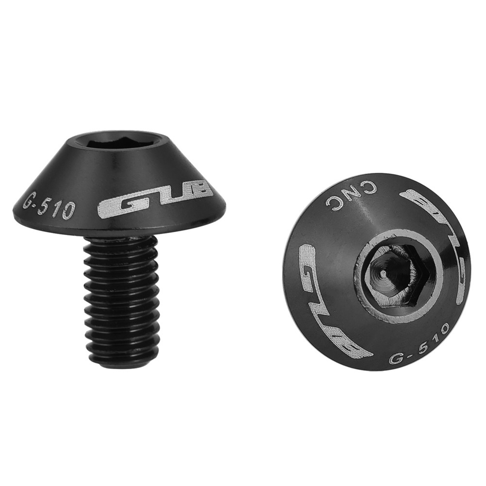 Gub M5x12mm Flaschenhalter-schraubenset – 2-teilig Für Fahrräder, Schwarze Ausführung