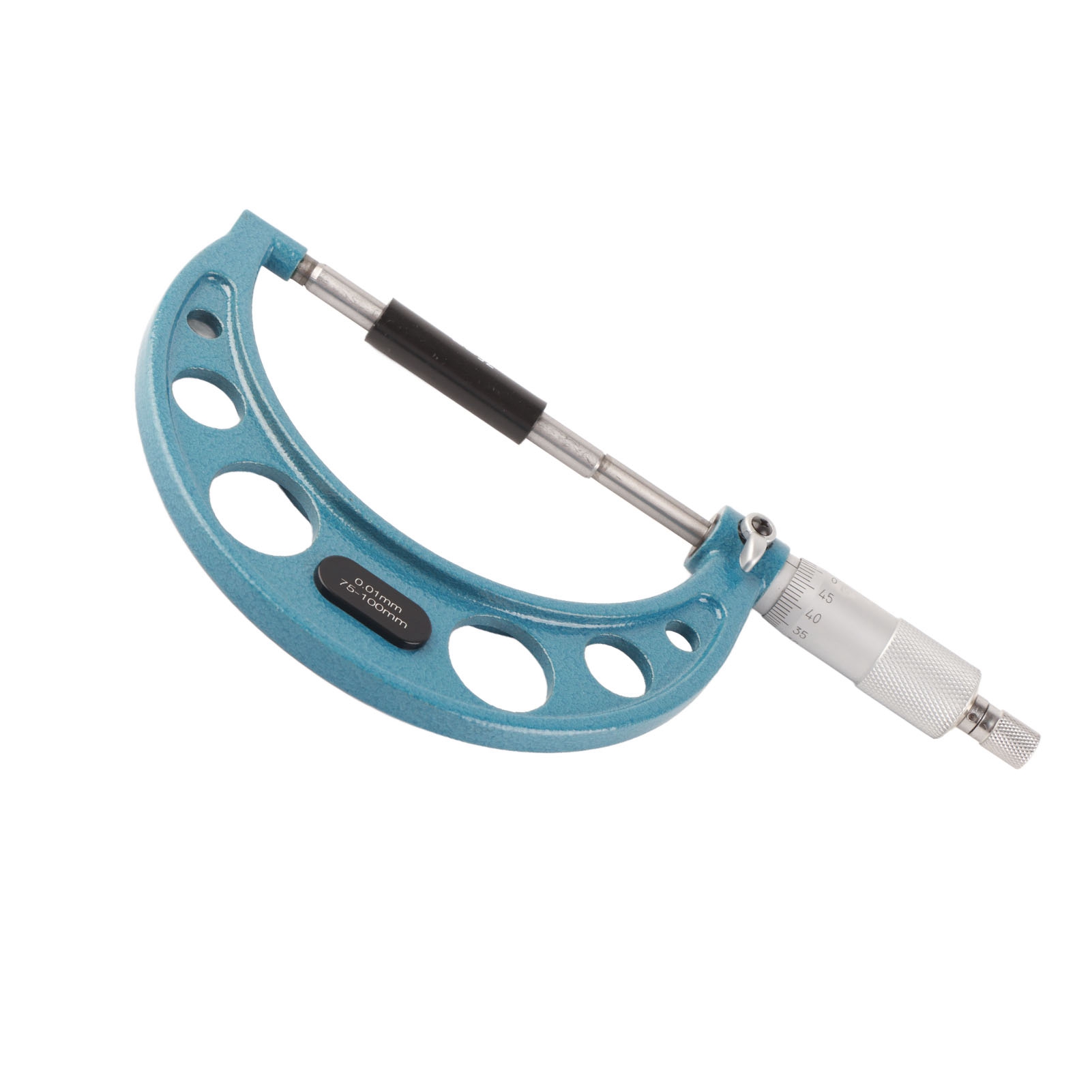 Edelstahl-außenmikrometer 75–100 Mm – 0,01 Mm Genauigkeit Mit Schlüssel