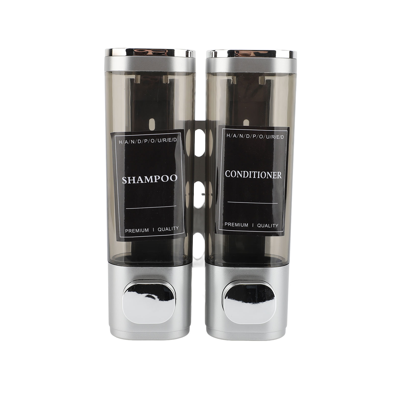Silberner Abs-seifenspender – Doppelkopf, 300 Ml