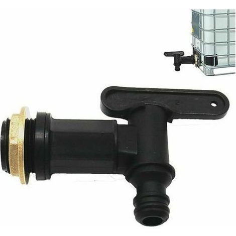 Ibc-adapter Mit Hahn Für Regenwassertanks, Verschiedene Farben, Größe L