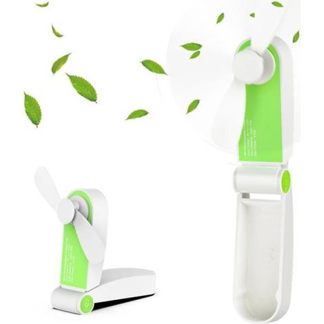 Mini-faltventilator, Tragbarer, Wiederaufladbarer Handventilator Mit Usb-kabel, 2 Geschwindigkeitsstufen Einstellbar