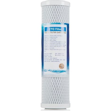 3x Cto 10" Umkehrosmose-aktivkohleblock-wasserfilterpatronen, Passend Für Alle 10" 25cm Filtergehäuse