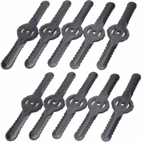 5-mm-kunststoffklingen Für Freischneider – 10er-packung, Für Junges Gras Und Unkrautbekämpfung